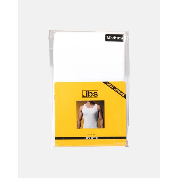 JBS TANK-TOP HVID (LET KVALITET)
