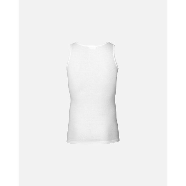 JBS TANK-TOP HVID (LET KVALITET)