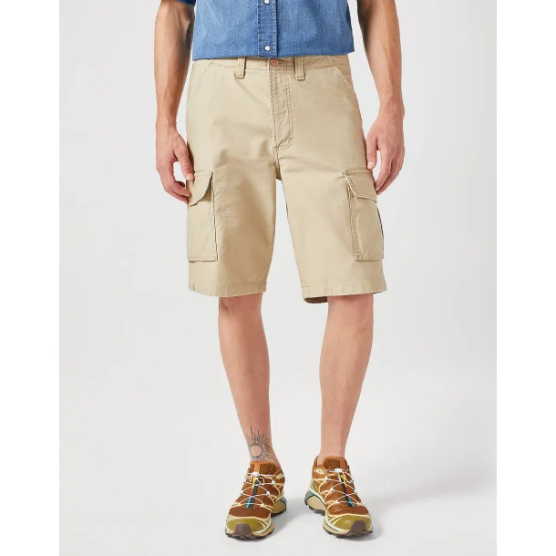  WRANGLER CARGO SHORTS  KHAKI (REGULAR FIT)