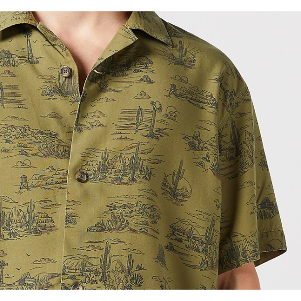 WRANGLER SKJORTE KORT RME  (KUN STR L)