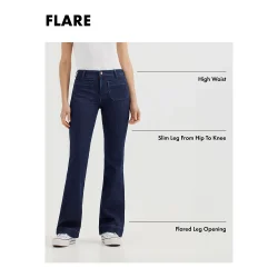 WRANGLER FLARE JEANS BOOTCUT SORT