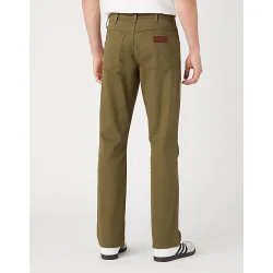 WRANGLER TEXAS JEANS SLIM STRETCH MILITARE GREEN (VINTER BOMULD)