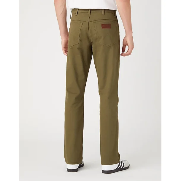 WRANGLER TEXAS JEANS SLIM STRETCH MILITARE GREEN (VINTER BOMULD)