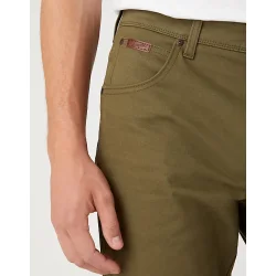 WRANGLER TEXAS JEANS SLIM STRETCH MILITARE GREEN (VINTER BOMULD)