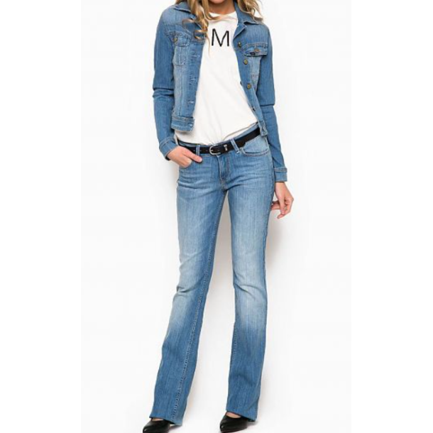 LEE RIDER DENIMJAKKE BRIGHT BLUE