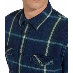 WRANGLER TERNET FLANNELSKJORTE ( SMALL) 