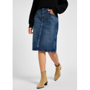 LEE NEDERDEL MIDI SKIRT DARK 