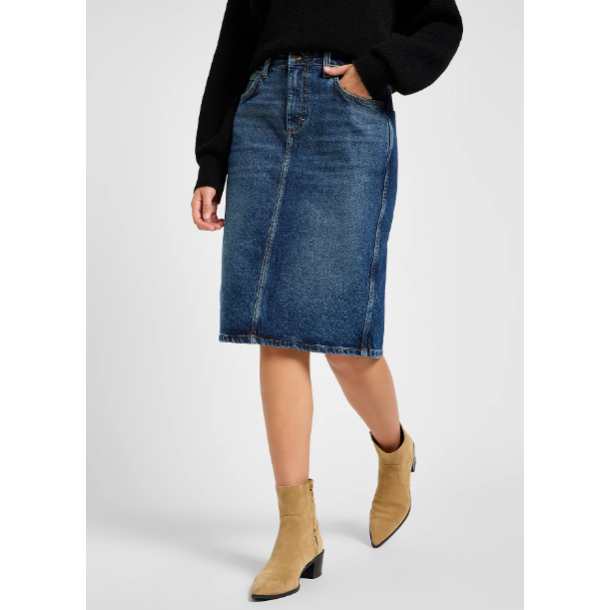 LEE NEDERDEL MIDI SKIRT DARK 