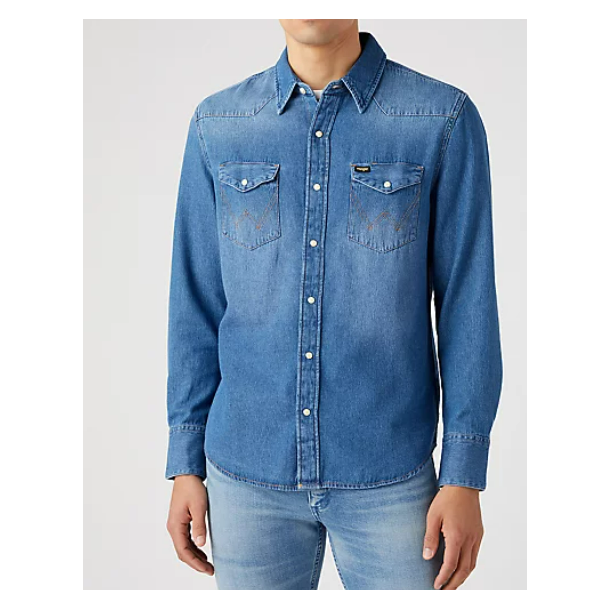 WRANGLER COWBOYSKJORTE 