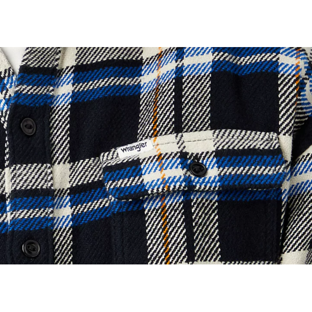  WRANGLER SKJORTE LANG RME (KRAFTIG SKJORTE)