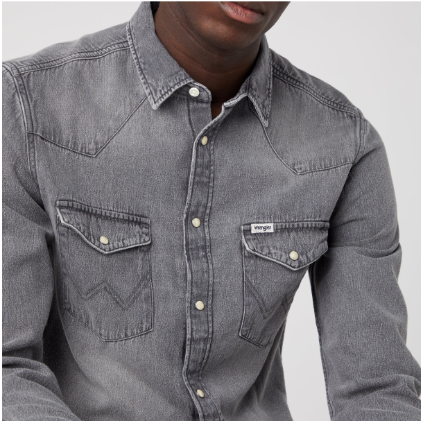 WRANGLER SKJORTE LANG RME (KUN STR M)