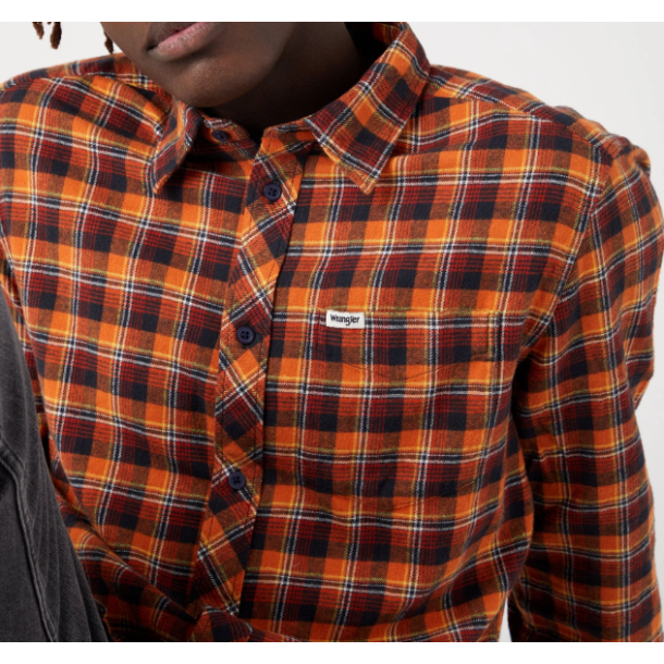 WRANGLER SKJORTE LANG RME (KUN STR XXL)