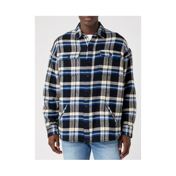  WRANGLER SKJORTE LANG RME (KRAFTIG SKJORTE)