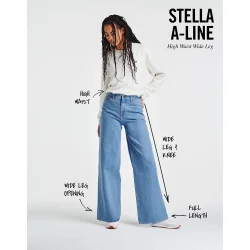 LEE STELLA (LOOSE FIT)  LYSEBL (F STR)