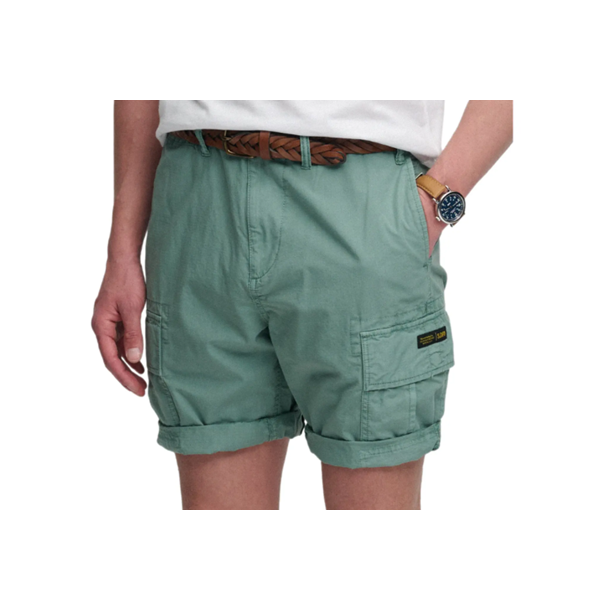 SUPERDRY CARGO SHORTS GR�N