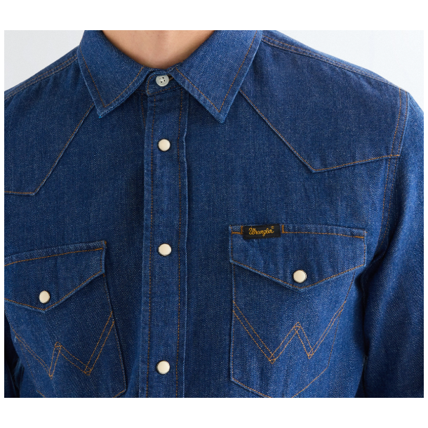 WRANGLER COWBOYSKJORTE 