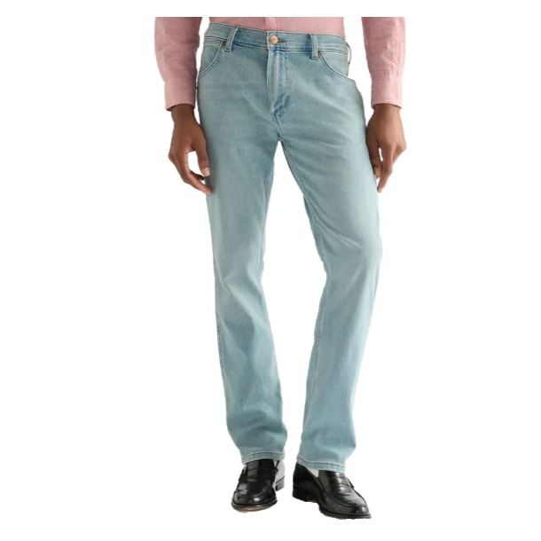 WRANGLER GREENSBORO JEANS (STRETCH) LYSEBL�