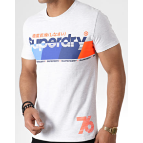 SUPERDRY SUPER SURF TEE ICE