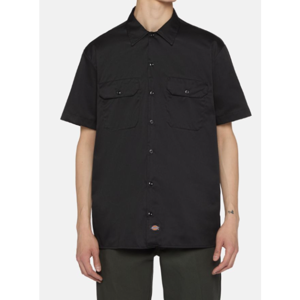DICKIES WORK SHIRT SS REC BLACK