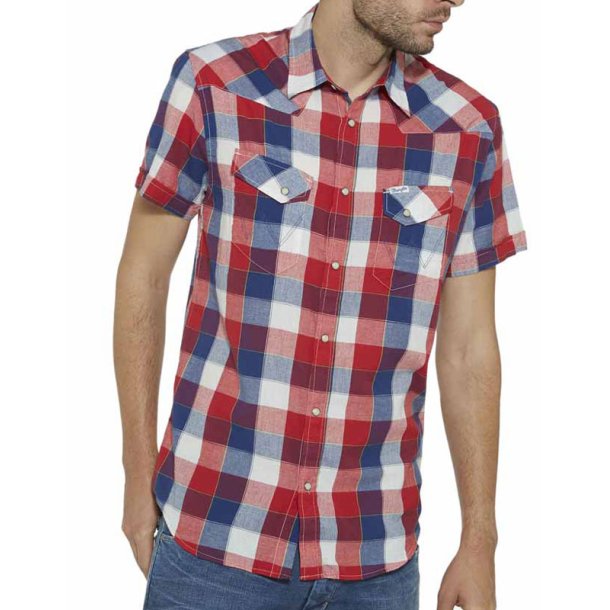 WRANGLER SKJORTE KORT RME  