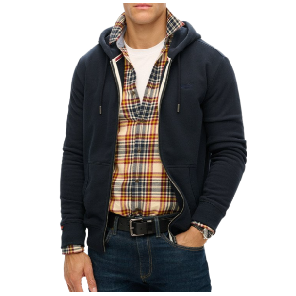 SUPERDRY SUPERSTATE ZIP HOODIE (NAVY)