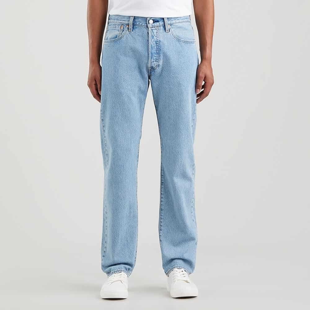 LEVI´S JEANS 501 ORIGINAL LYSEBLÅ LEVI`S 501 Wrangler