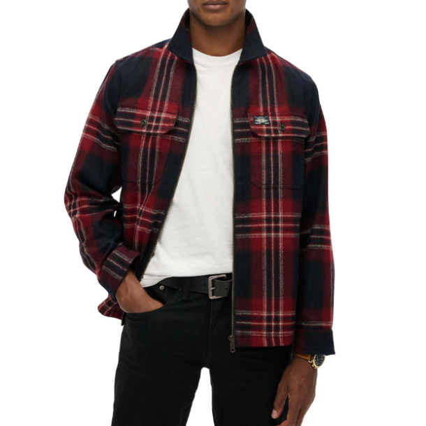 SUPERDRY WOOL JAKKE/SKJORTE 