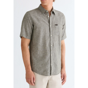 WRANGLER SKJORTE KORT �RME  DEEP DEPTHS (H�R/BOMULD)