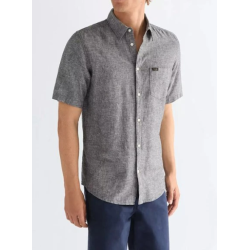 WRANGLER SKJORTE KORT �RME  LYSEBL� (H�R/BOMULD)