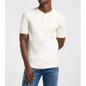 LEE T-SHIRTS HENLEY NATURAL