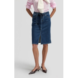 LEE NEDERDEL MIDI SKIRT WITH BOW SEASIDE TRIP