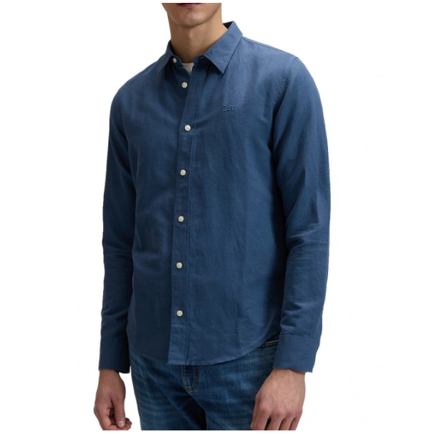 LEE SKJORTE LANG �RME NAVY