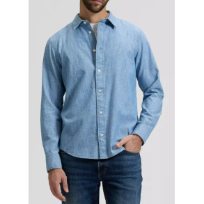 LEE SKJORTE LANG �RME  BL� (CHAMBRAY)