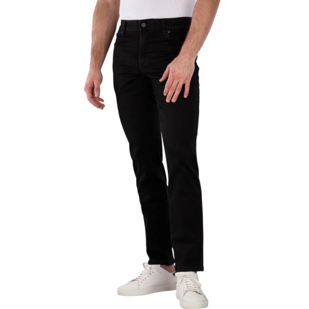 WRANGLER TEXAS JEANS SLIM SORT  (EKSTRA BL�D)