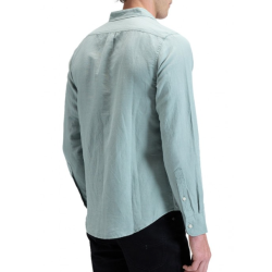 LEE SKJORTE LANG �RME  MINT/GR�N (H�R/BOMULD)