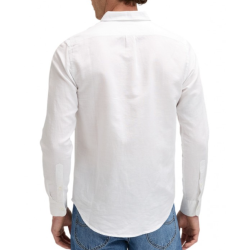 LEE SKJORTE LANG �RME  HVID (H�R/BOMULD)