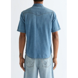 WRANGLER SKJORTE COWBOYSKJORTE  KORT �RME.  