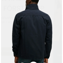 SUPERDRY OVERSHIRTS SKJORTE (NAVY)