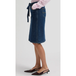 LEE NEDERDEL MIDI SKIRT WITH BOW SEASIDE TRIP