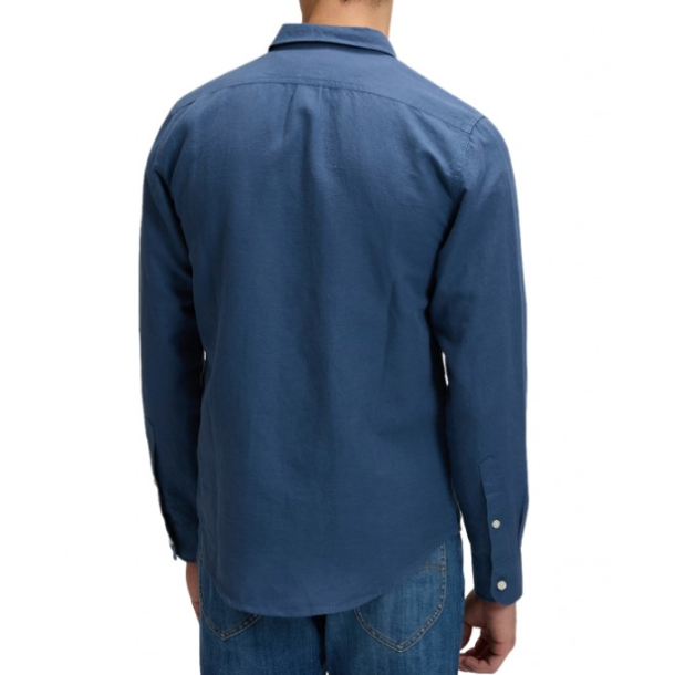 LEE SKJORTE LANG �RME NAVY