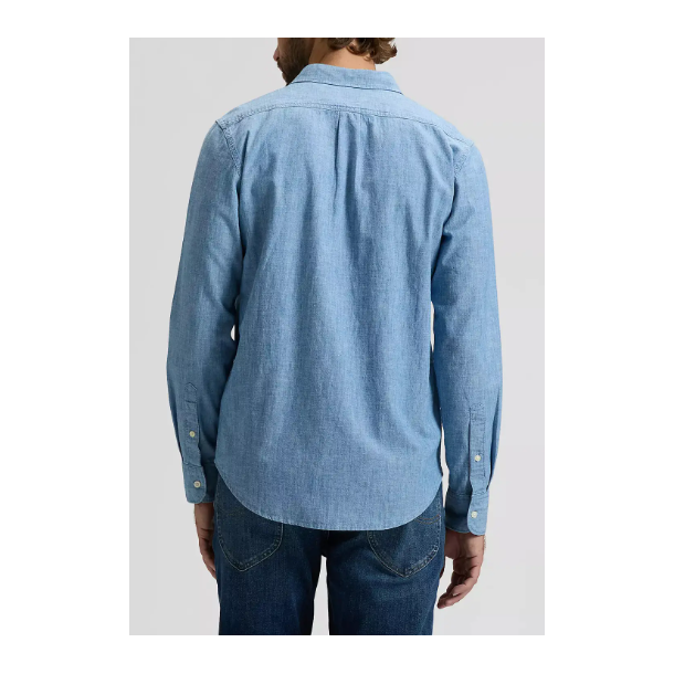 LEE SKJORTE LANG �RME  BL� (CHAMBRAY)