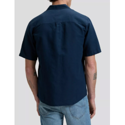 LEE SKJORTE LANG �RME  NAVY (H�R/BOMULD)