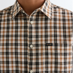 WRANGLER SKJORTE KORT �RME  