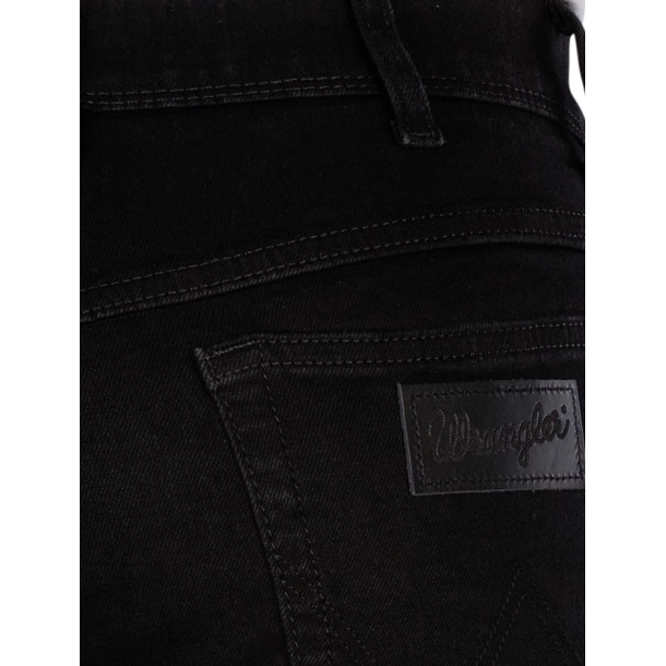 WRANGLER TEXAS JEANS SLIM SORT  (EKSTRA BL�D)