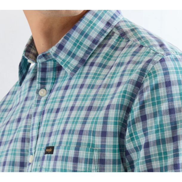 WRANGLER SKJORTE KORT �RME  