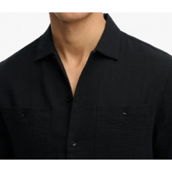 SUPERDRY SKJORTE KORT �RME SORT