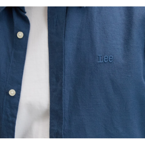 LEE SKJORTE LANG �RME NAVY