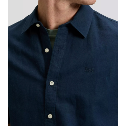 LEE SKJORTE LANG �RME  NAVY (H�R/BOMULD)
