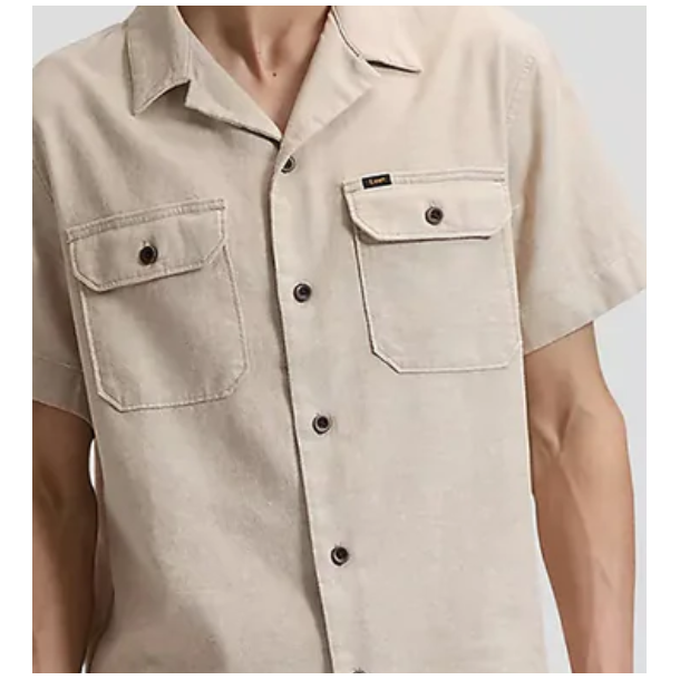 LEE SKJORTE KORT �RME (RELAXED  FIT)