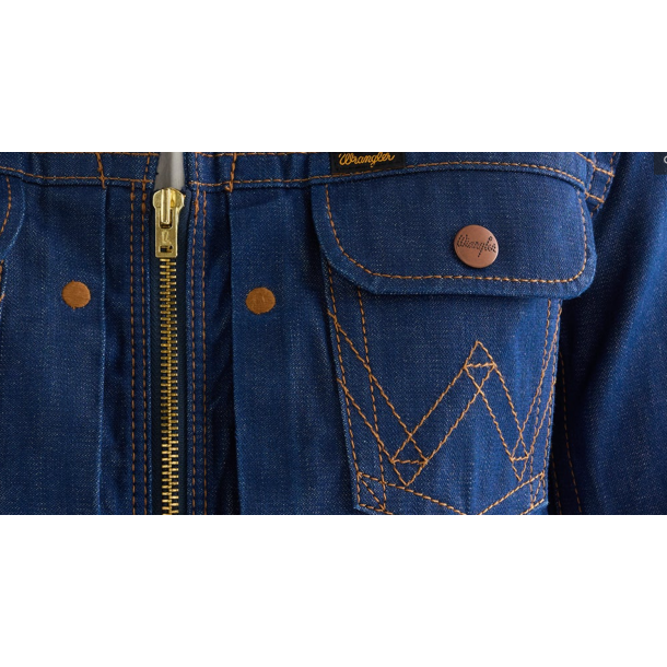 WRANGLER COWBOYJAKKE MED LYNL�S  RAW
